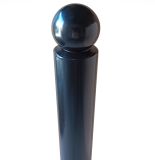 Słupek chodnikowy ozdobny | metalowy, kula, miejski, parkingowy - Mała architektura na terenach rekreacyjnych